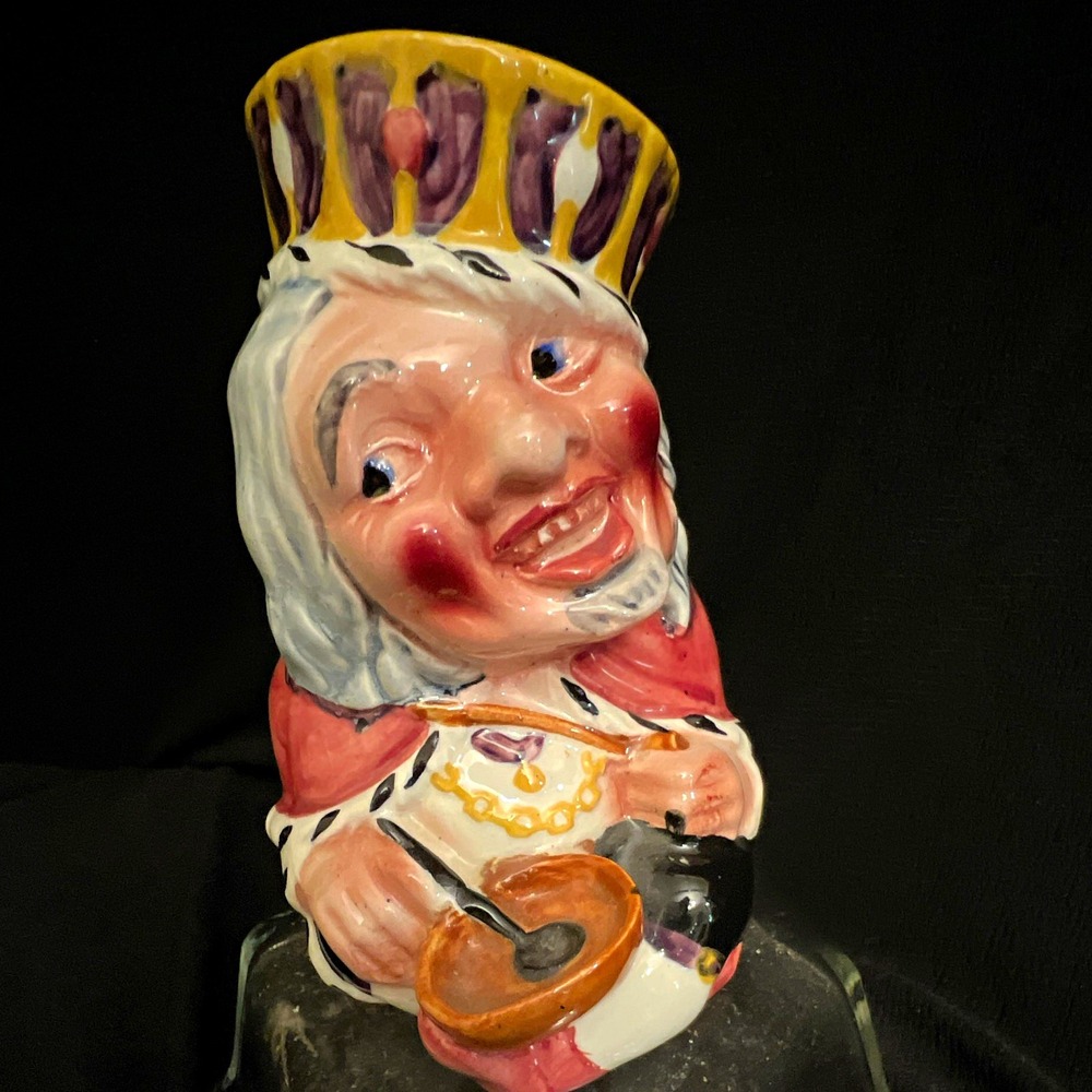 Vintage Shorter & Son Ltd England "Old King Cole" Character Toby Jug Violin